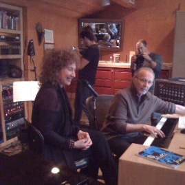 Herb Alpert and Lani Hall at their home music studio (April 2009)